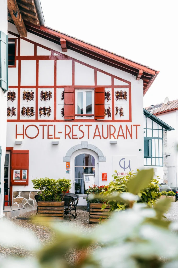 Mise en valeur d'un hotel restaurant basque