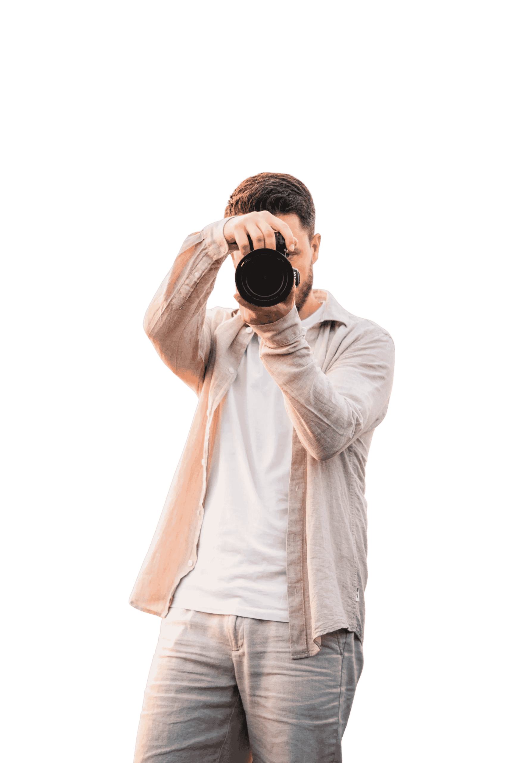 Illustration représentant un photographe professionnel.