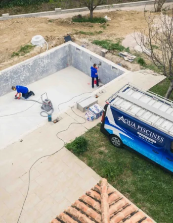 Photographe-Entreprise-Perpignan-9 Suivi de chantier par drone d'un aménagement extérieur.